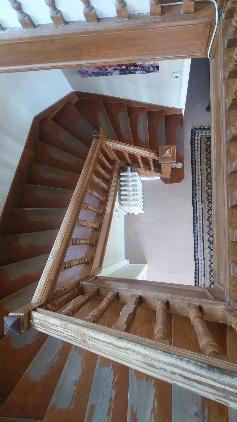 escaliers villa anglo-normande