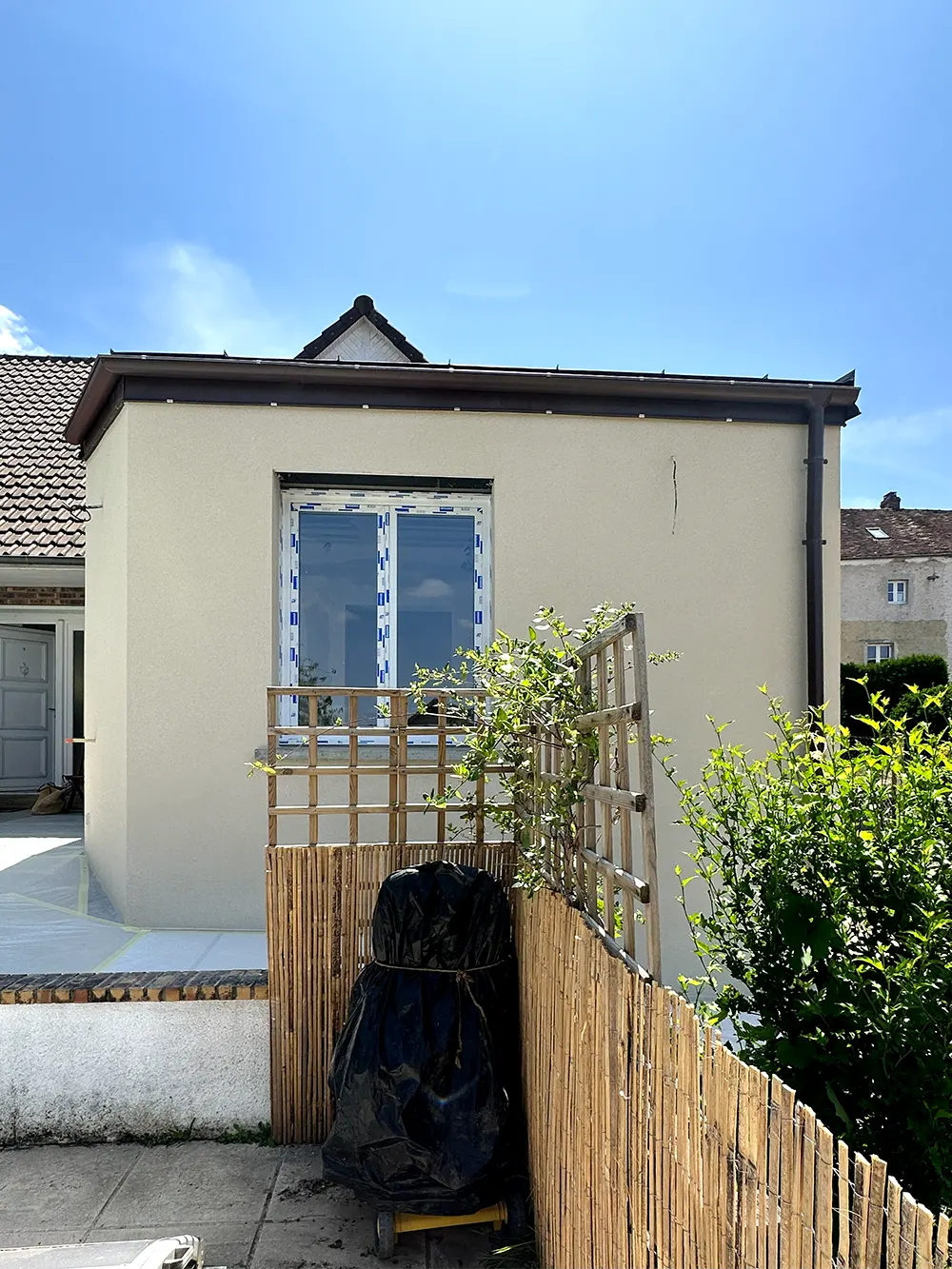 ajout d'une chambre parentale maison individuelle morainvilliers