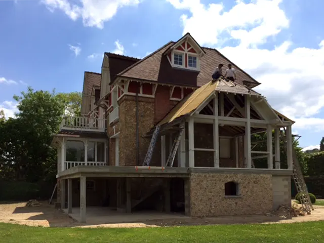 extension maison villennes sur seine
