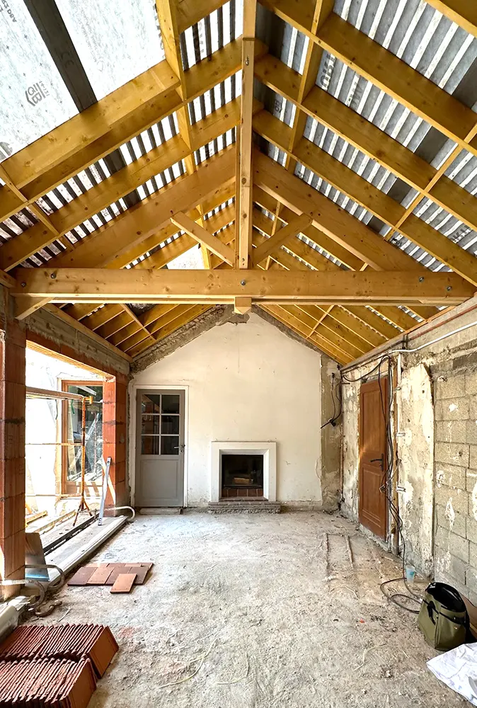 travaux de réhabilitation annexe orgeval
