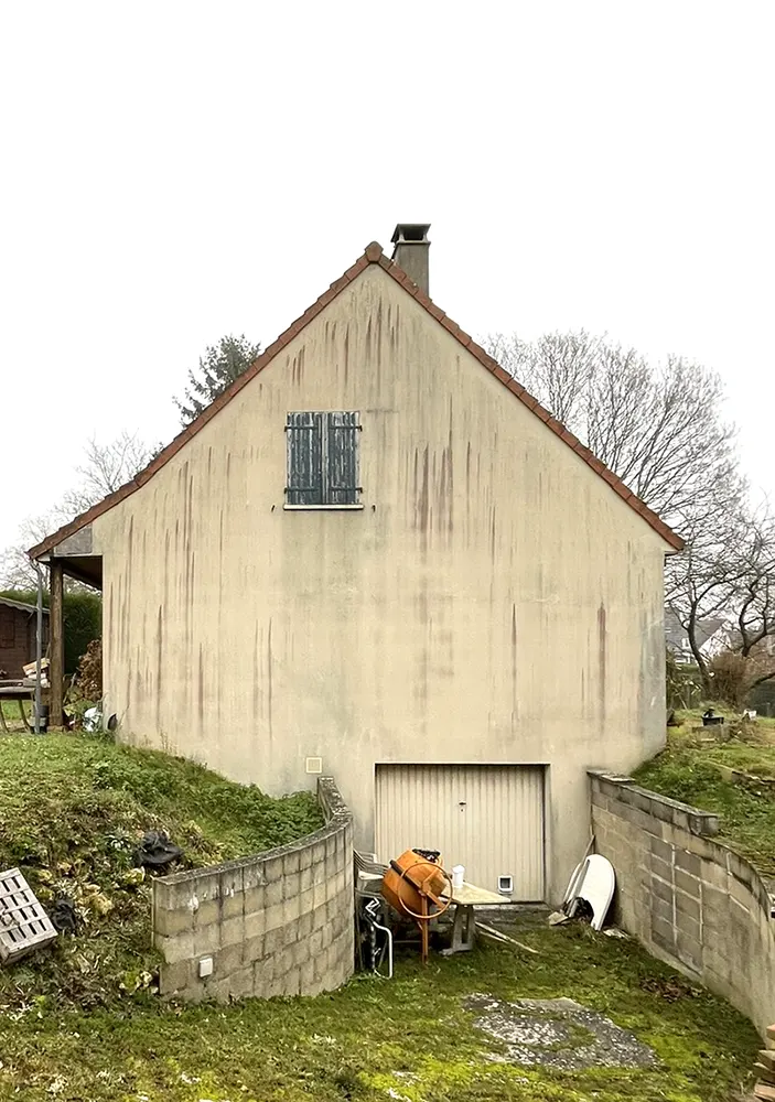 le côté avant rénovation 