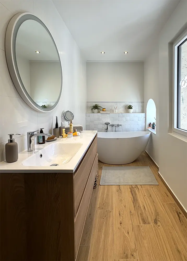 salle de bain rénovée