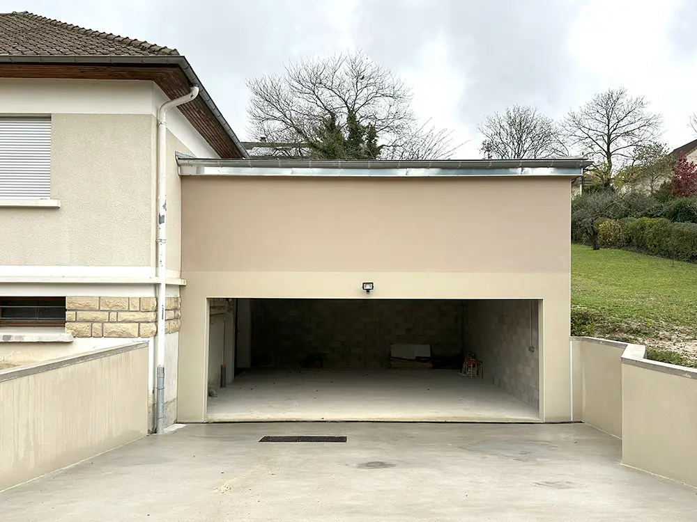Stationnement après restructuration du pavillon