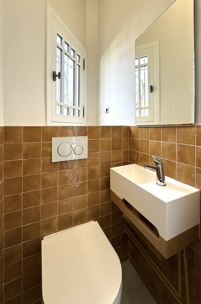 WC villa anglo normande