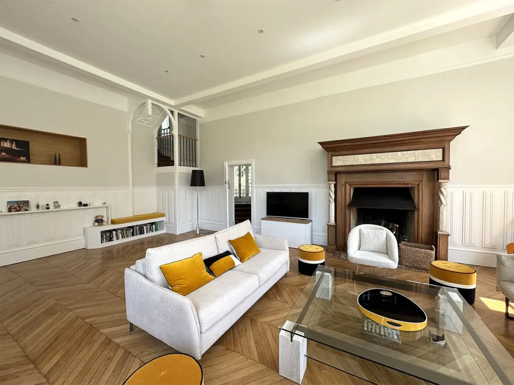 vue salon villa croissy sur seine