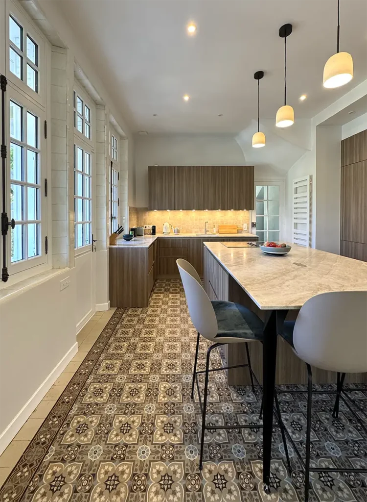 vue cuisine villa