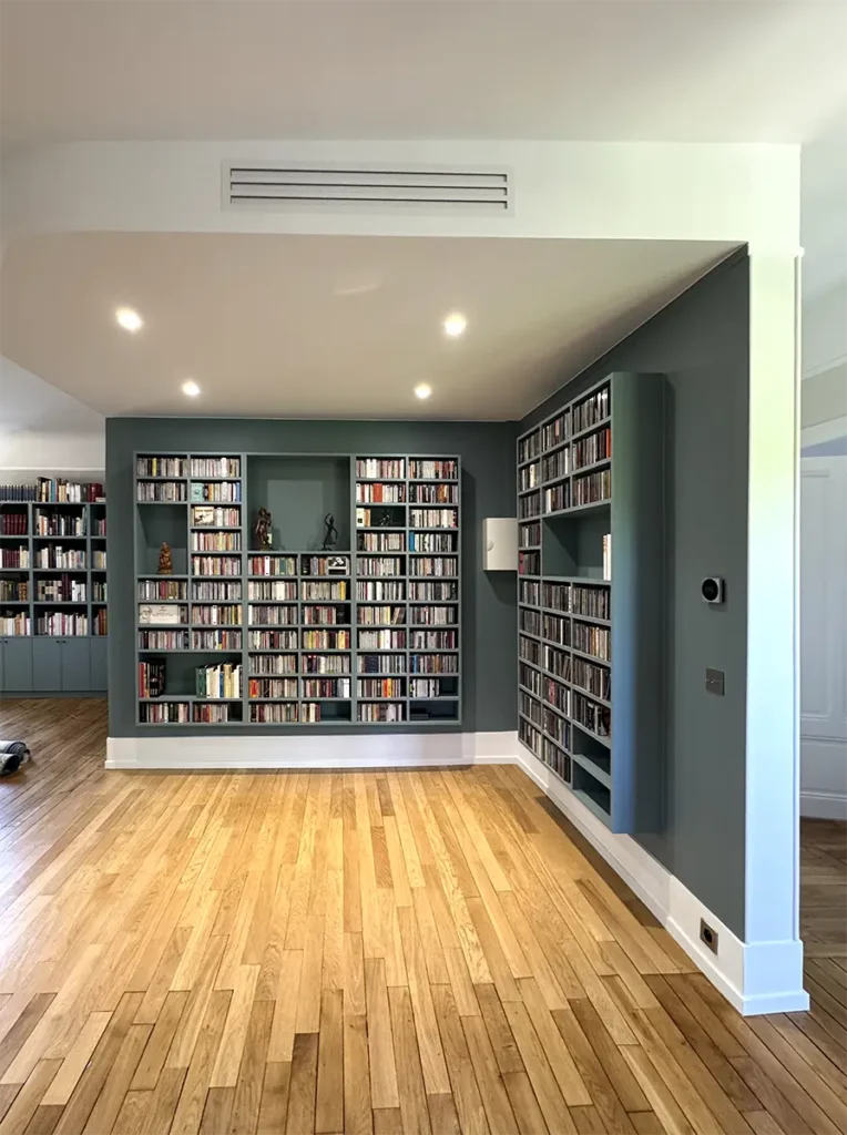 bibliothèque villa