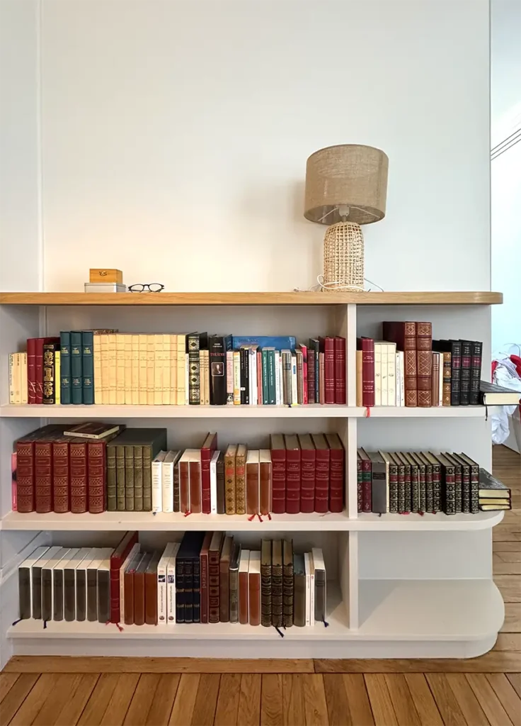 étagère livres villa