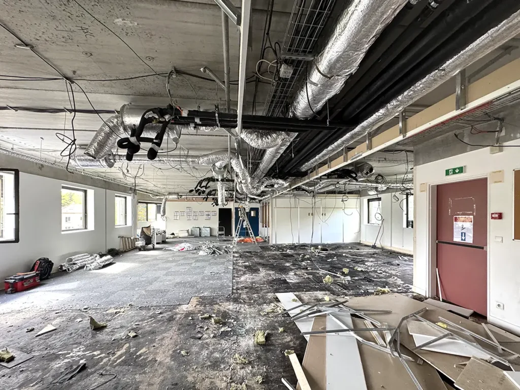 avancement des travaux
