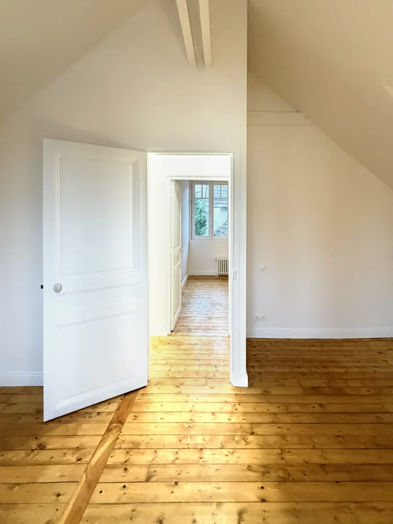 chambre après rénovation meulière