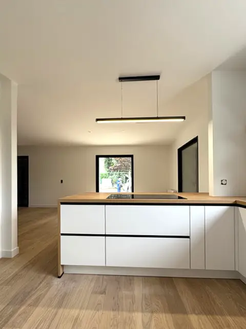cuisine après rénovation maison individuelle