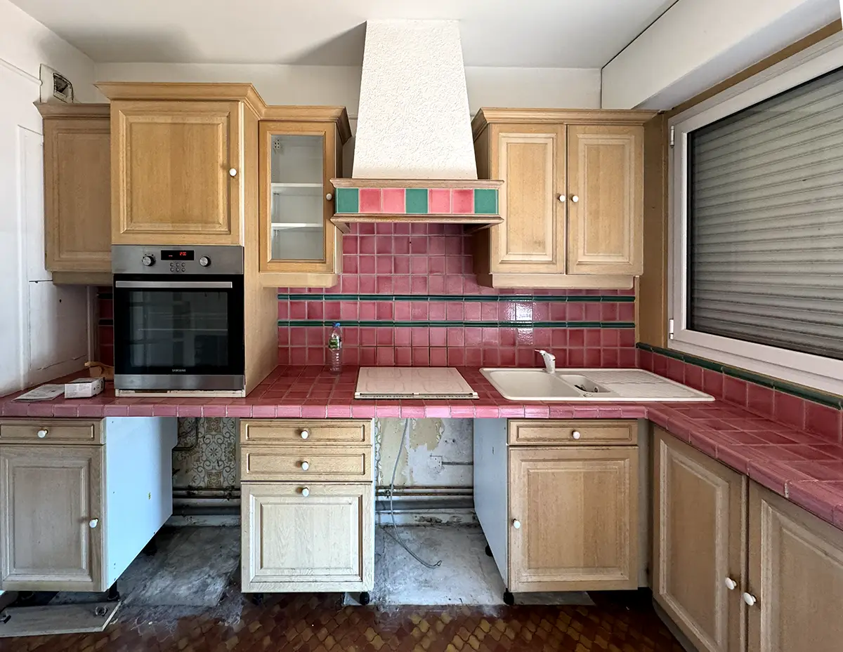 la cuisine avant travaux