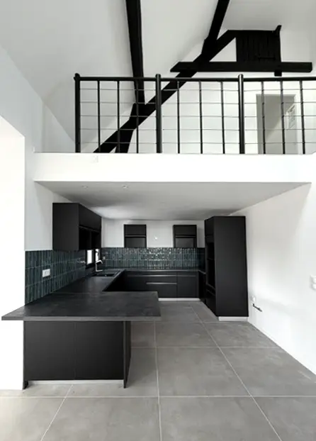 cuisine dans extension de maison